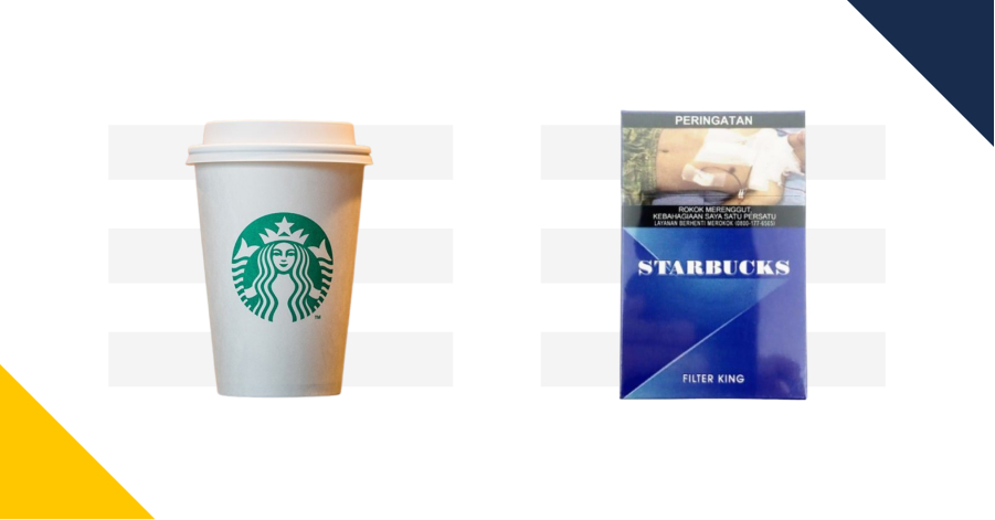 Merek Starbucks asal Amerika dengan Merek Starbucks milik PT Sumatra Tobacco