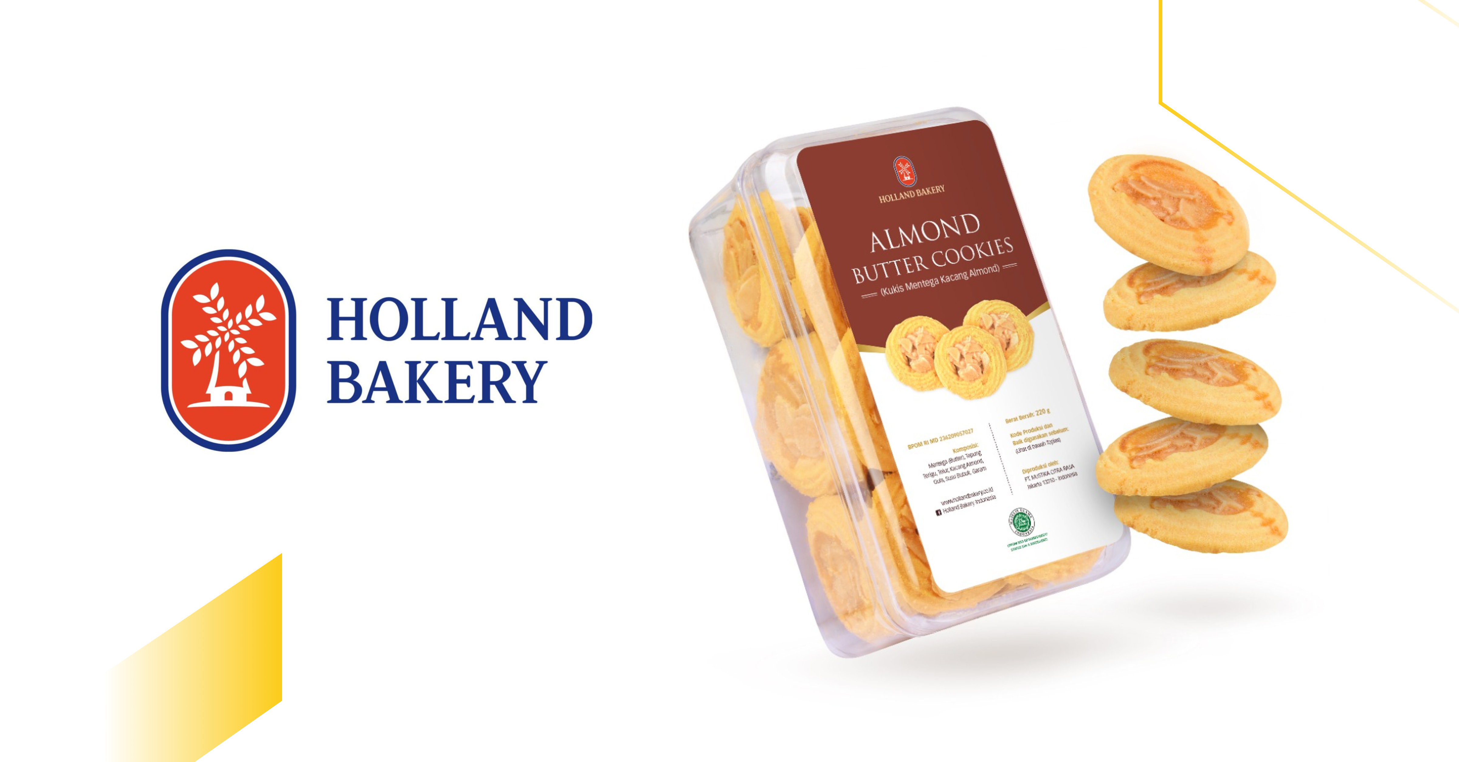 Contoh merek dagang kue Holland Bakery