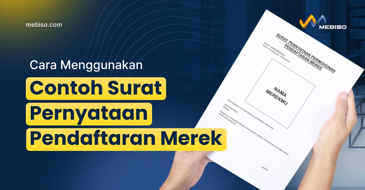 Cara Menggunakan Contoh Surat Pernyataan Pendaftaran Merek