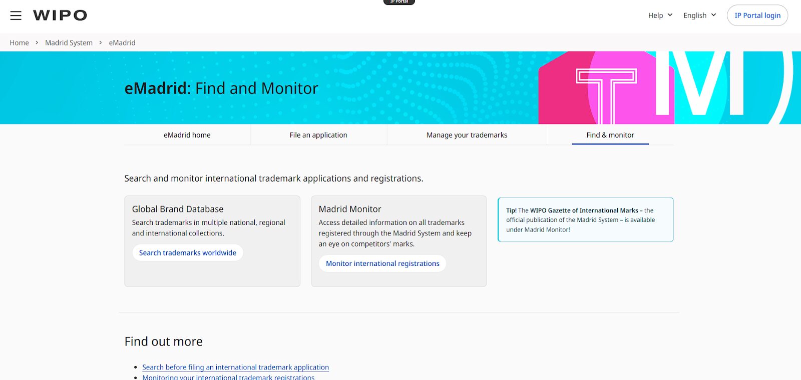 find and monitor