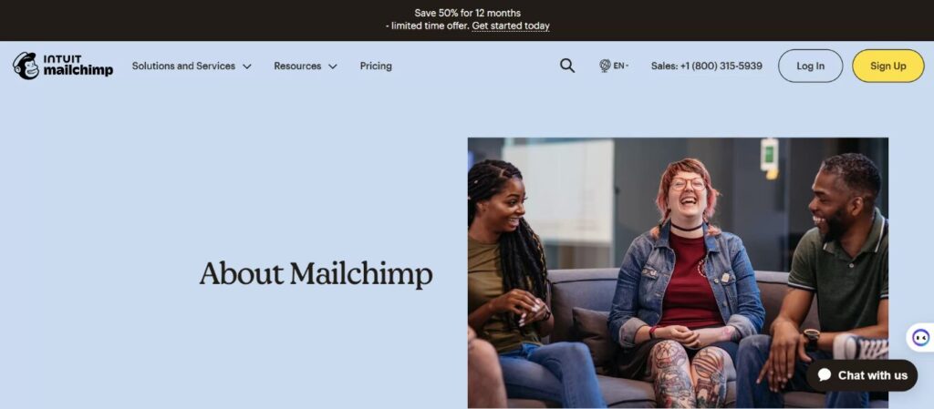 company profile mail chimp