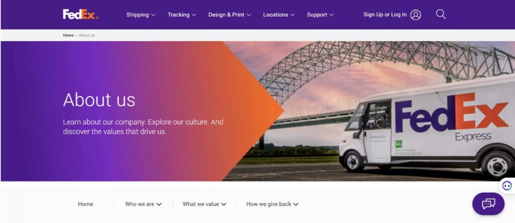 contoh profil perusahaan fedex