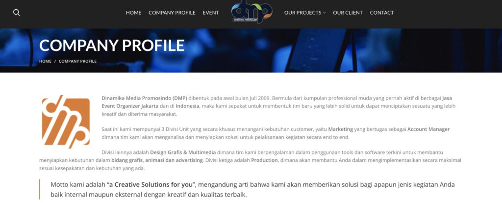 contoh company profile