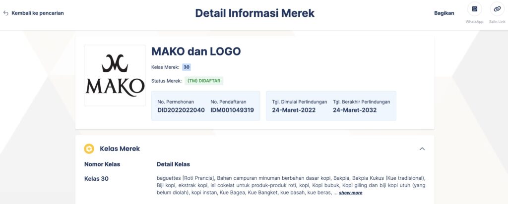 contoh logo mako dan logo