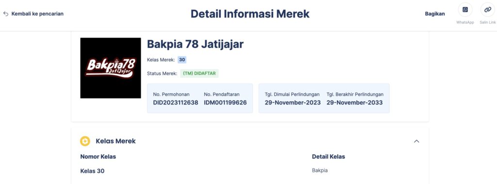 logo merek umkm bakpia 78 jatijajar