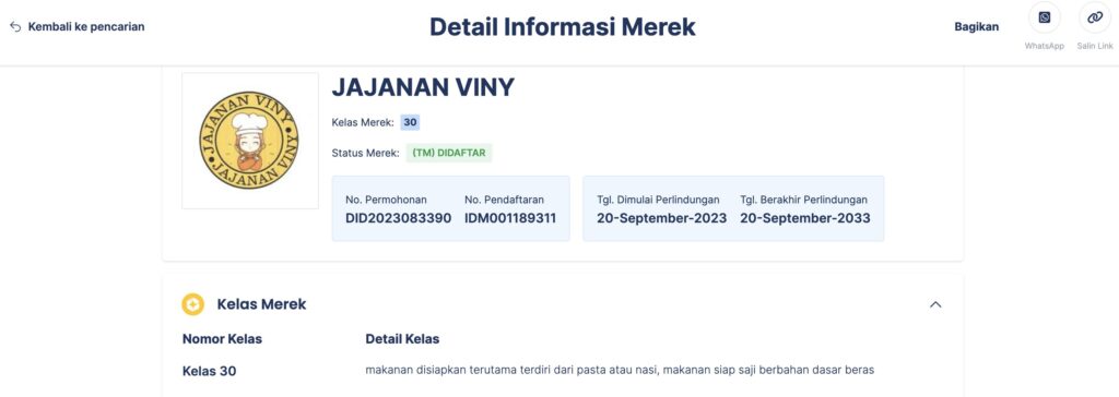 contoh logo umkm jajanan viny