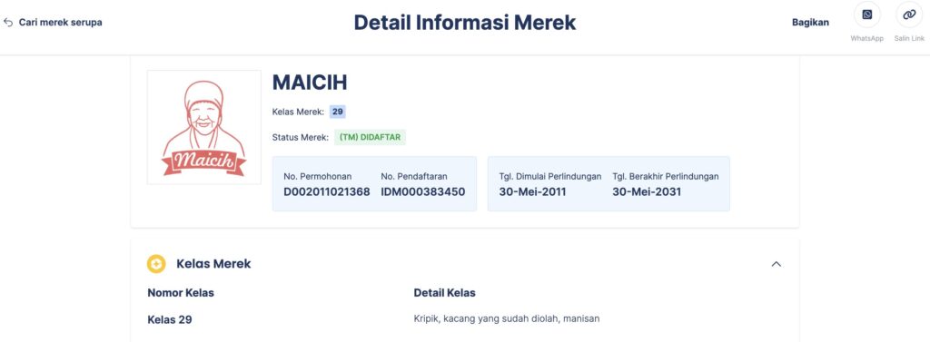 Contoh Merek Usaha di Bandung Terdaftar