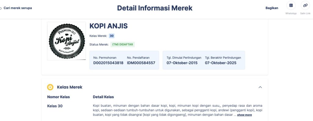 Contoh Merek Usaha di Bandung Terdaftar