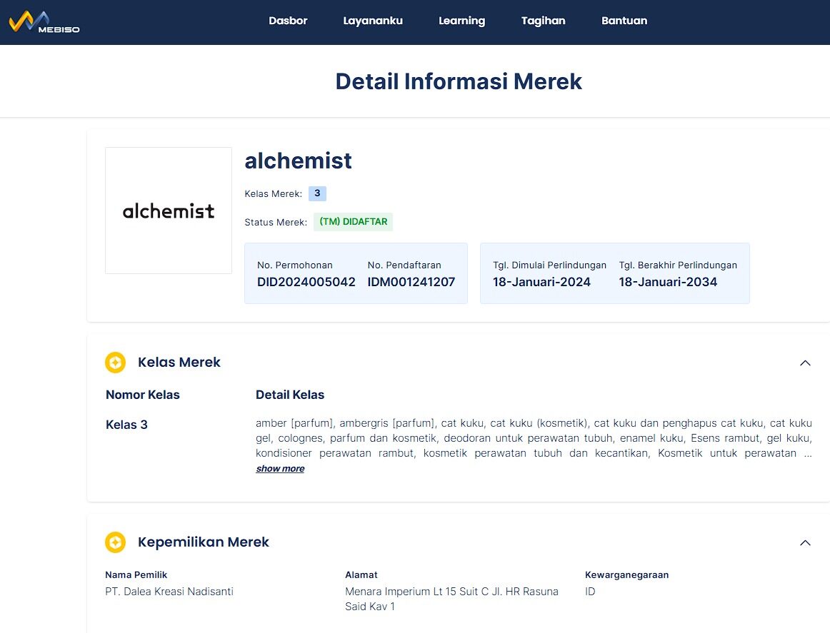 logo merek parfum alchemist