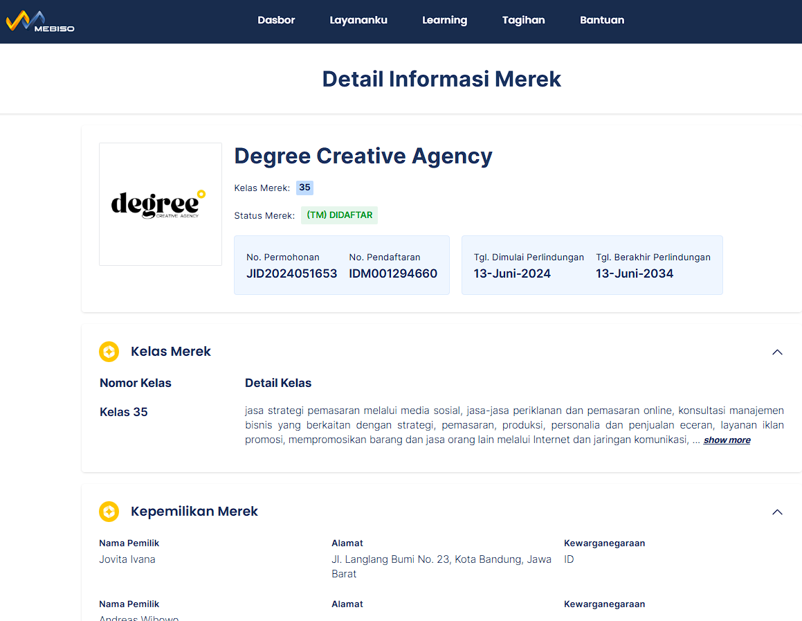 merek degree creative agency