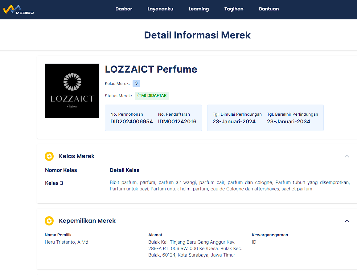 lozzaict perfume