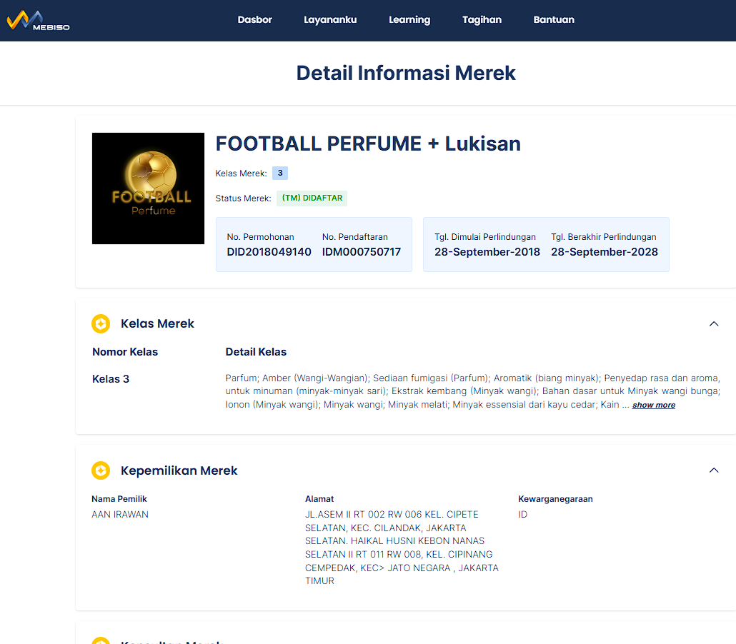 football perfume