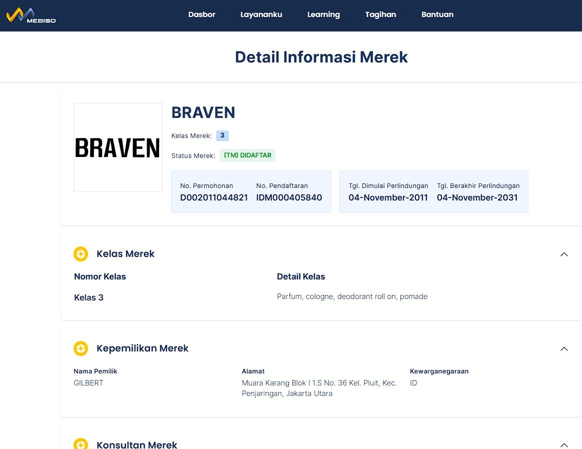 logo merek parfum braven