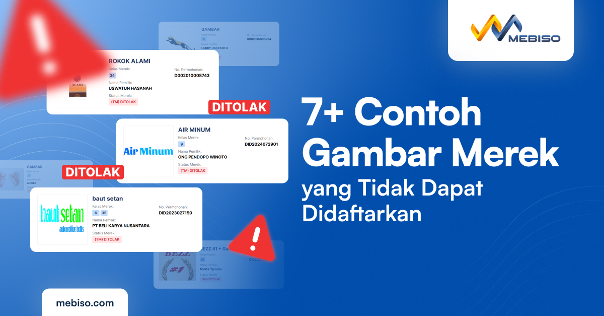 Ini 7+ Contoh Gambar Merek yang Tidak Dapat Didaftarkan