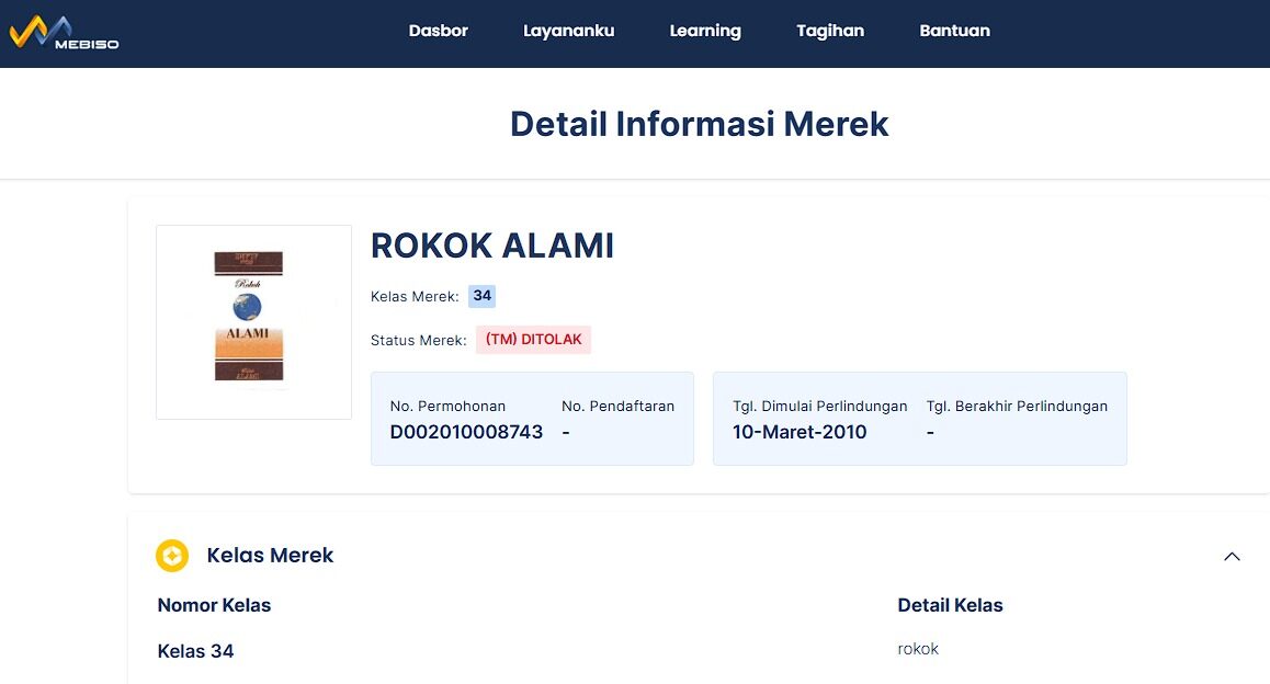 Contoh Gambar Merek yang Tidak Dapat Didaftarkan
