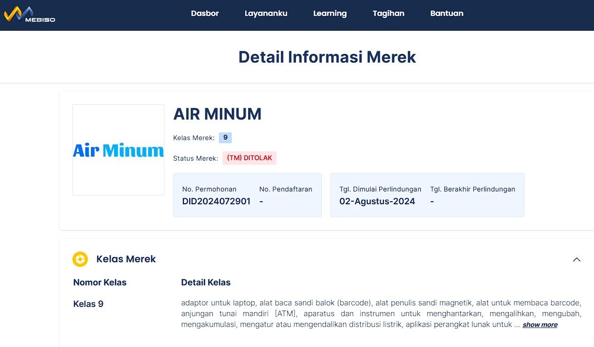 Contoh Gambar Merek yang Tidak Dapat Didaftarkan