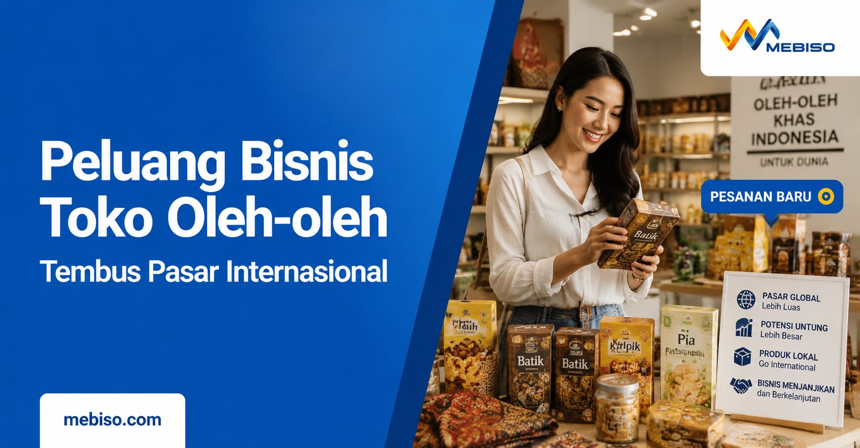 Peluang Bisnis Toko Oleh-oleh Tembus Pasar Internasional