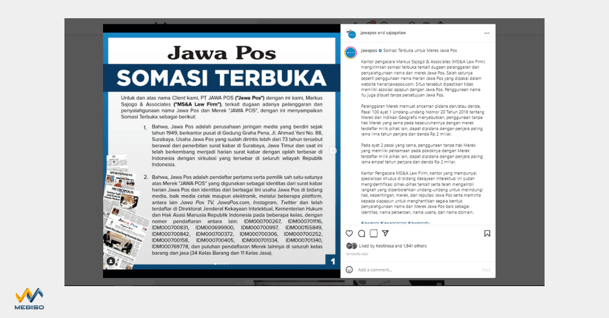 Nama Website ditiru, Jawa Pos bikin Somasi Terbuka