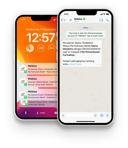 Hasil Notifikasi Monitoring Merek